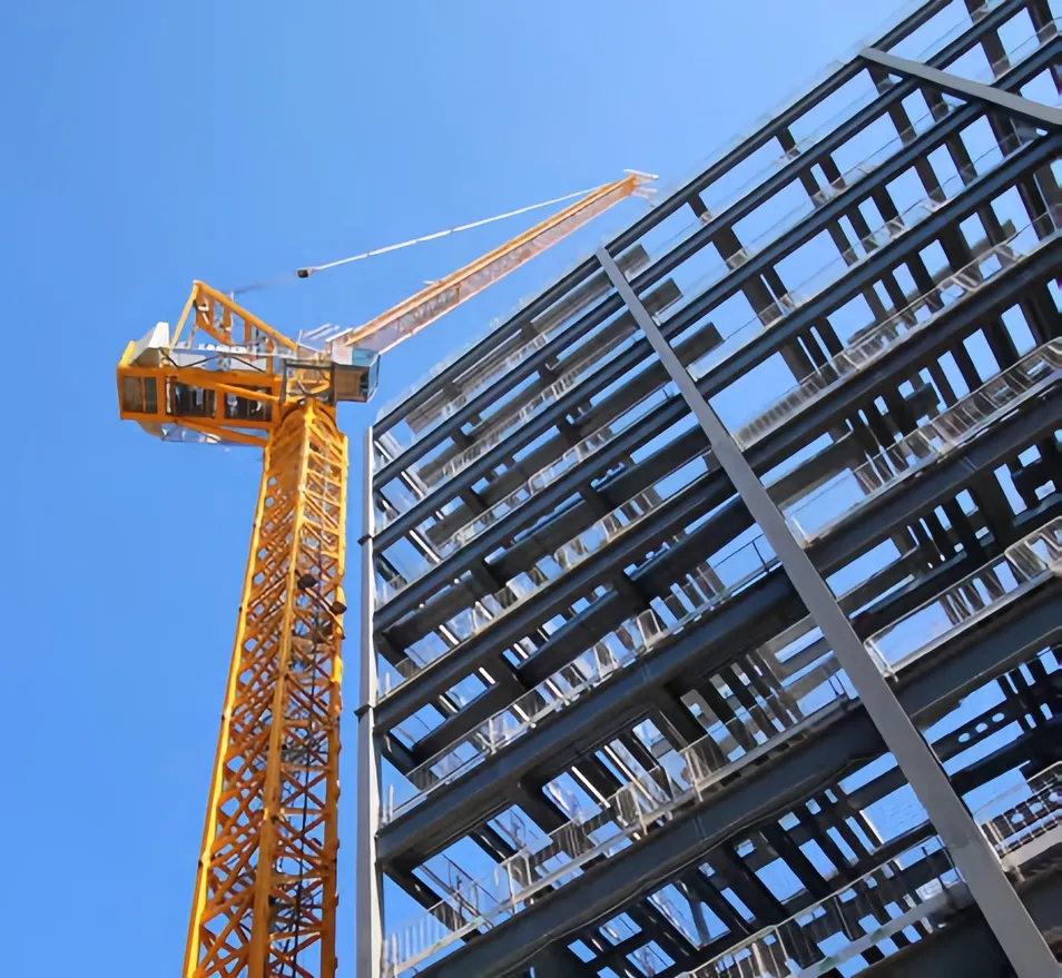 Q345b High Rise Steel Frame for Multi Layer Structure Automated Warehouse and Logistics Center