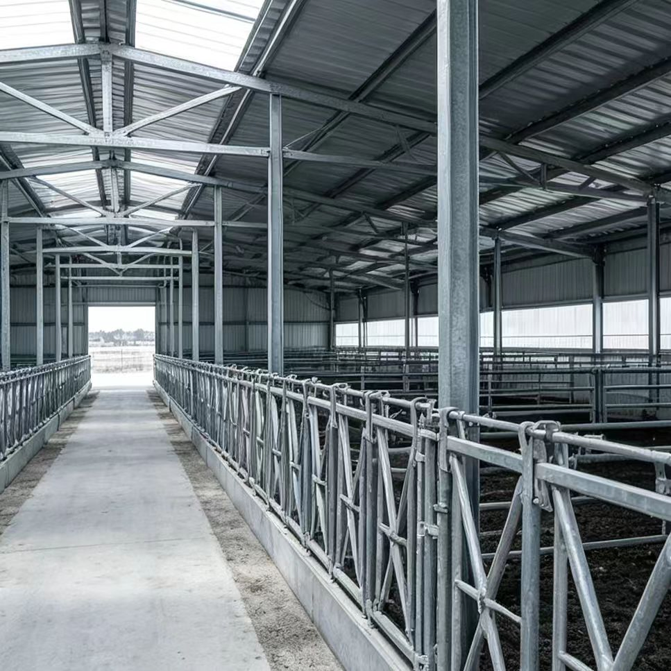 Quick Assemble Prefab Steel Frame Storage Building Supply for Farm Commercial Structures