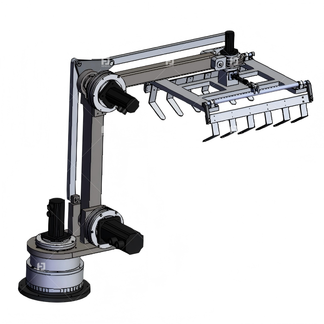 Servo Driven Pallet Stacker System For Warehouse Logistics And Packaging Facilities