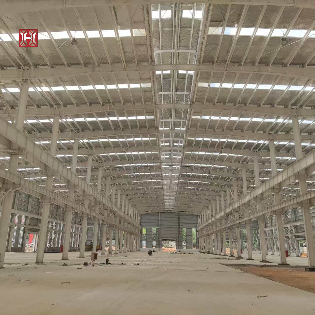 Column Free Large Span Steel Structure Factory Building Optimized Warehouse for Massive Logistics and Freight Storage