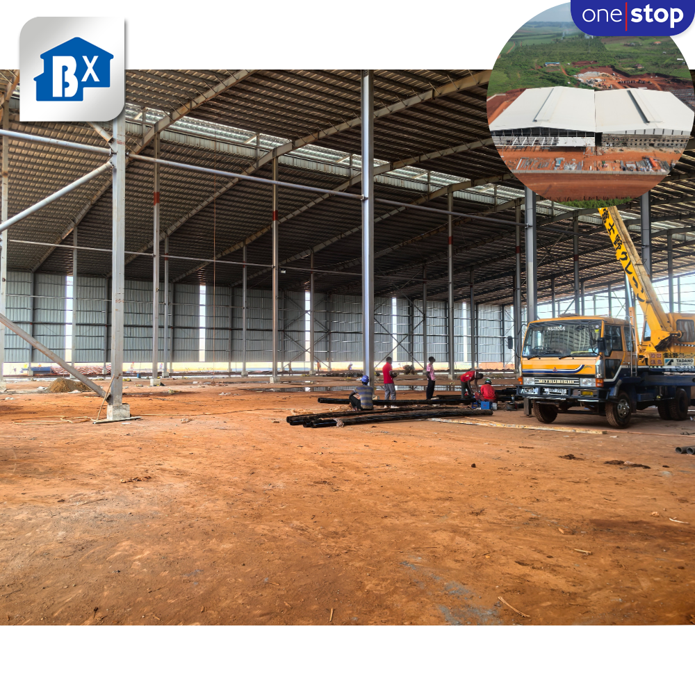 Large Span Prefabricated Steel Structure Warehouse Building for Logistics Distribution Center