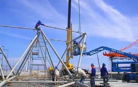 Large-Span Steel Grid Structure for High-Bay Warehouse and Automated Storage Systems