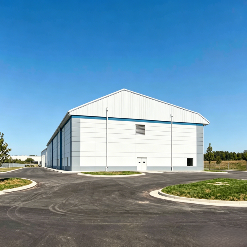 Durable Galvanized Steel Structure Warehouse Fireproof Industrial Workshop Logistics and Distribution Center Metal Building