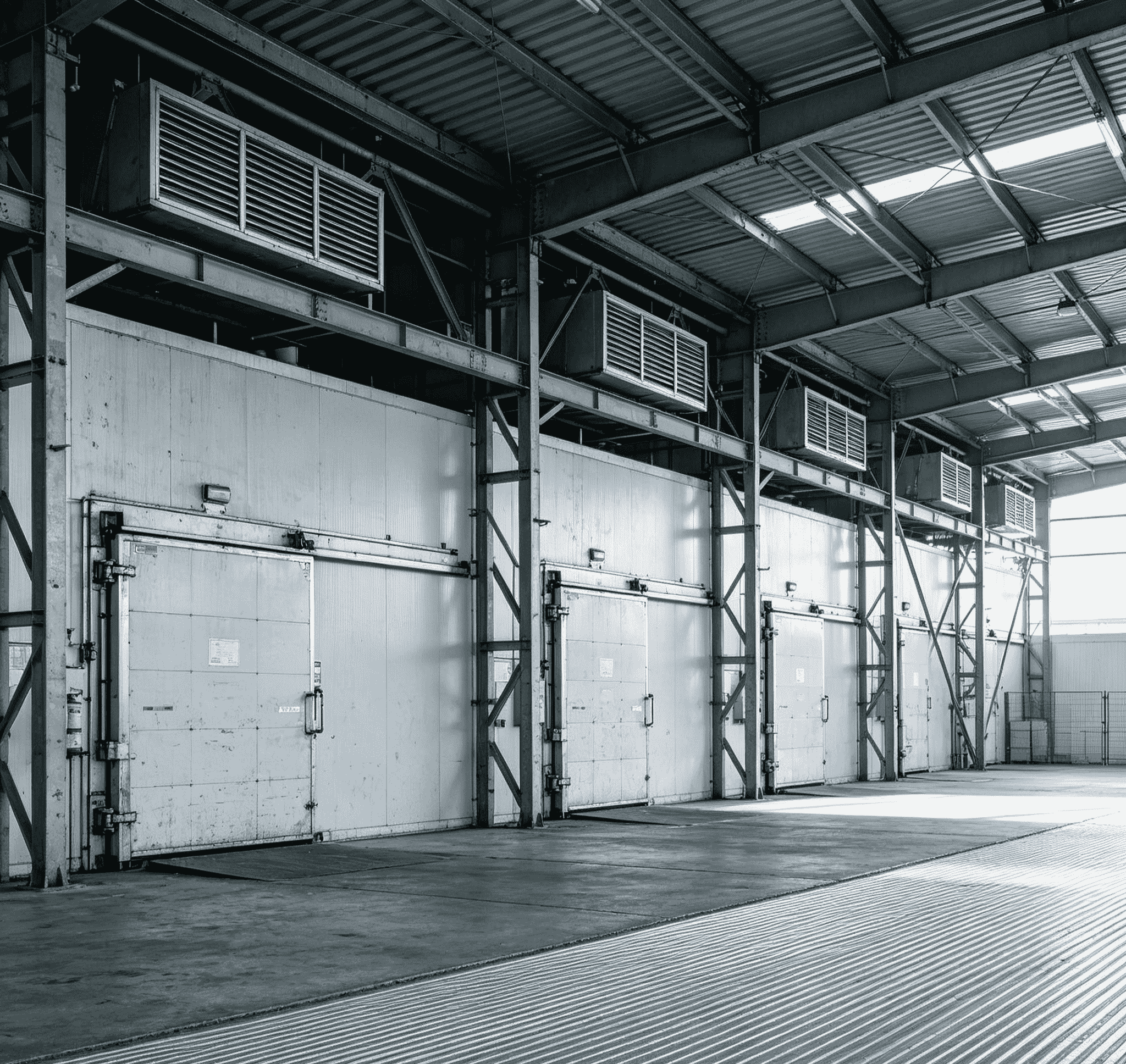 Large Span Prefabricated Steel Structure Cold Storage Room H Beam Metal Industrial Warehouse Factory Building Thermal Insulation