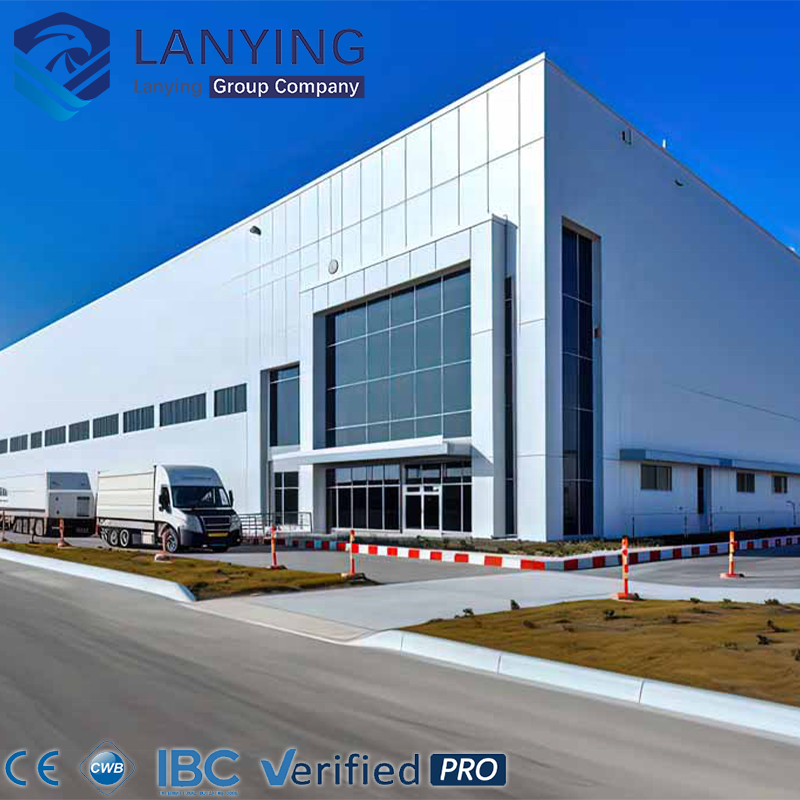 Modern Prefabricated Steel Structure Building Light Weight Economical Shopping Mall Warehouse Workshop