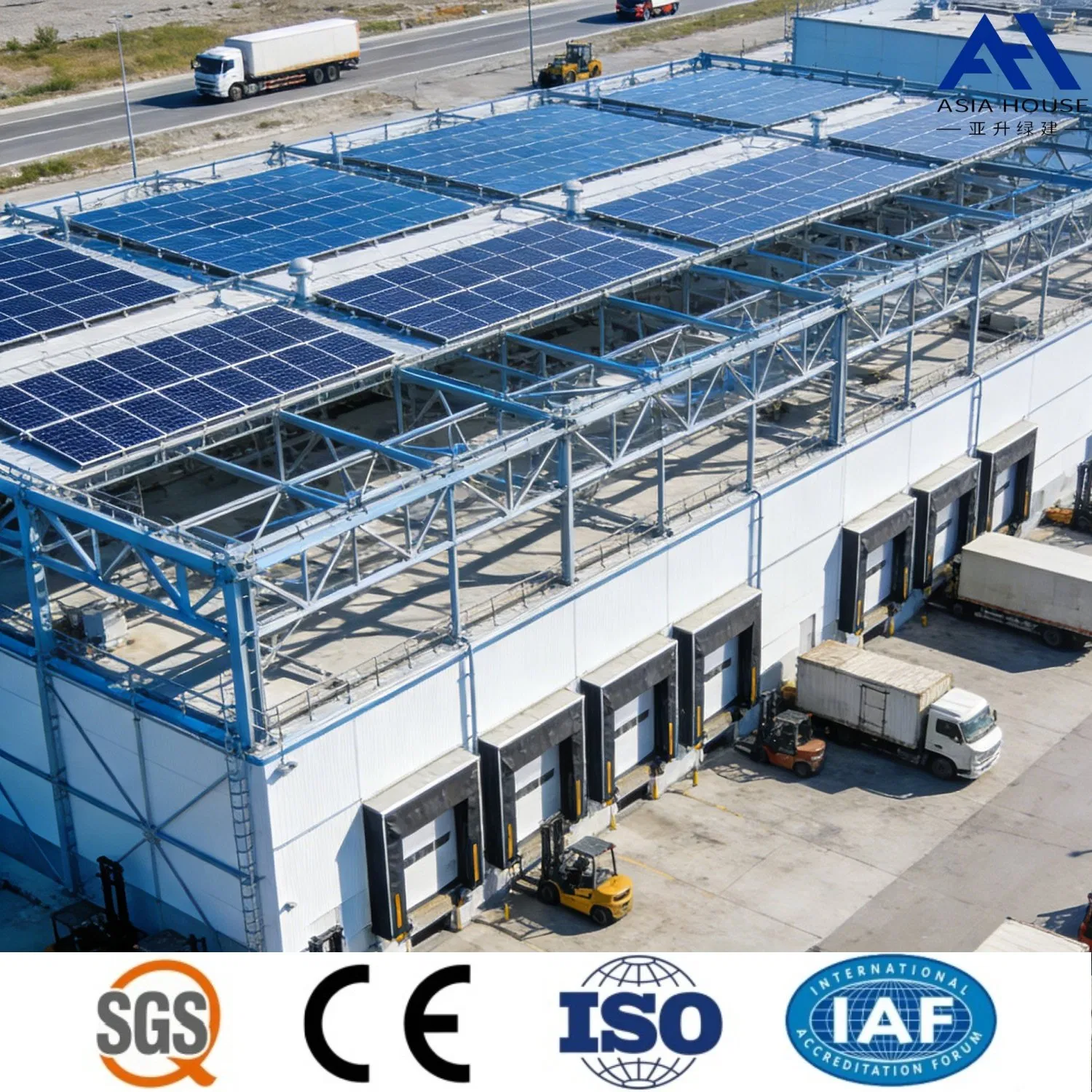 Large-Span Customized Spacious Steel Structure Warehouse with Ample Storage Area