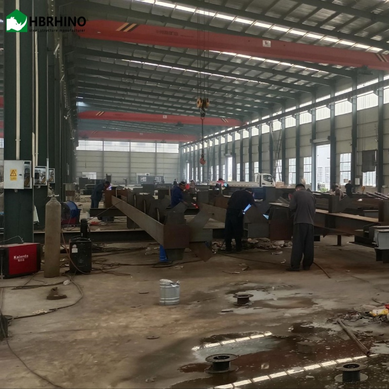 Multi-Story Large Span Prefabricated Exportable High Strength &amp; Durable Light Steel Structure Buildings for Factories Workshops Warehouses Building