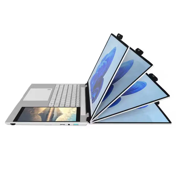 Custom 15+7 Inches Dual Screen Study Laptop Factories, Factory