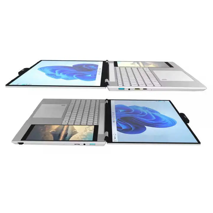 Custom 15+7 Inches Dual Screen Study Laptop Factories, Factory