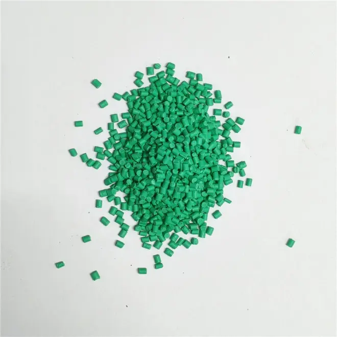 High Concentration PE Green Masterbatch Anti-fading Heat Resistant