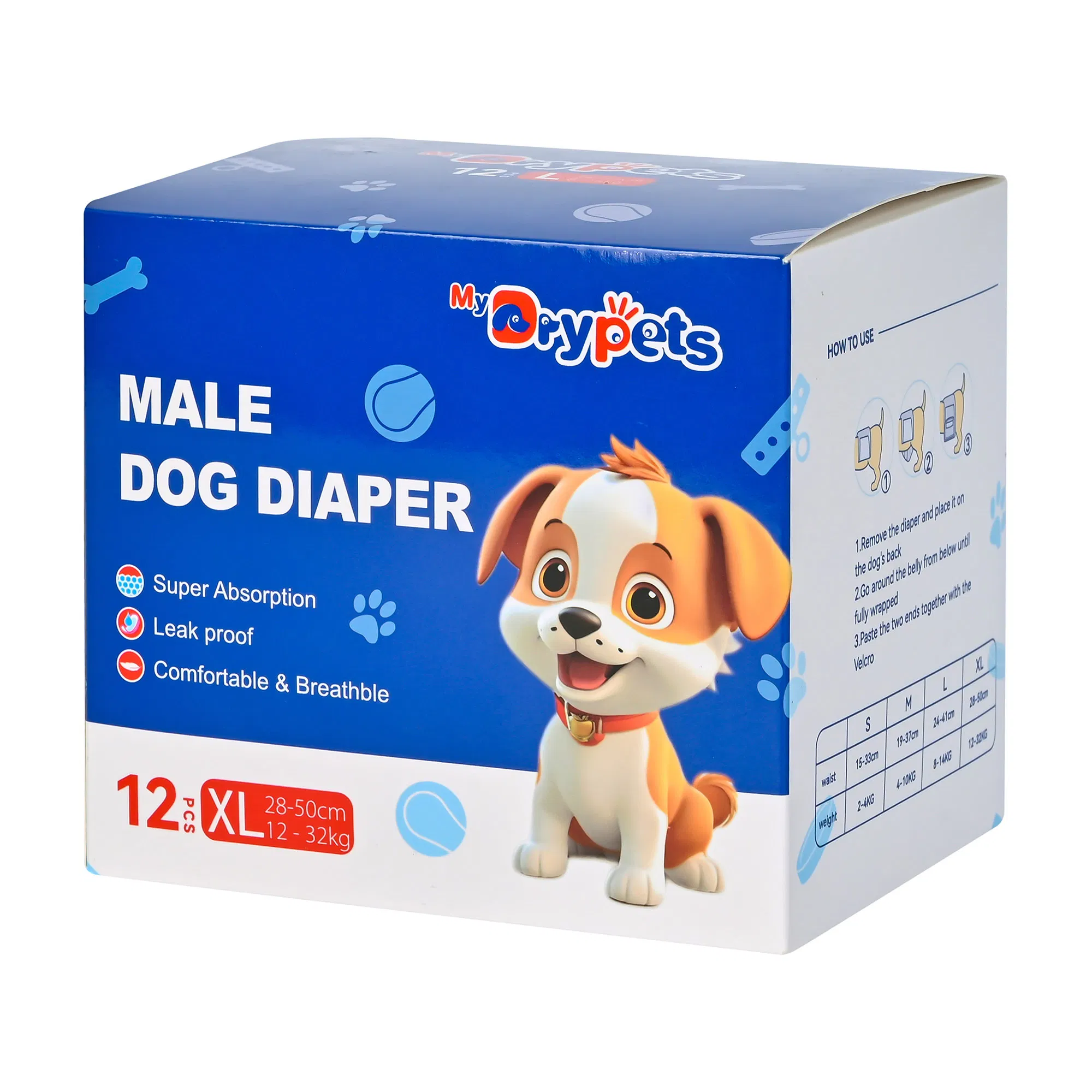 China Factory Wholesale High Quality Dog Diapers Cat and Dog Diaper Disposable Absorbent Deodorizing Pet Diapers