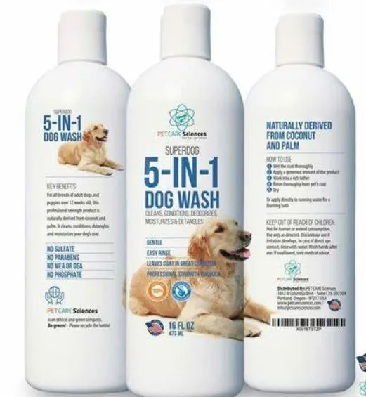 Pet Shampoo Display 1