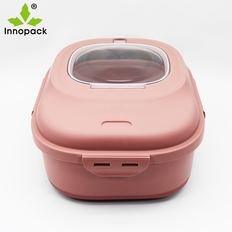 Foldable Waterproof Dustproof PP Grain Container Pet Food Storage Bucket