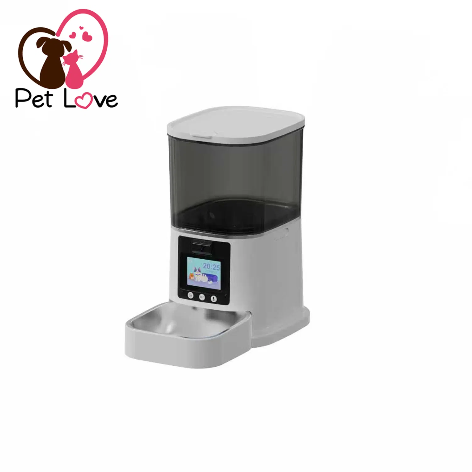Smart Pet Feeder with 4MP Camera WiFi APP Control Bebedouro Para Gatos