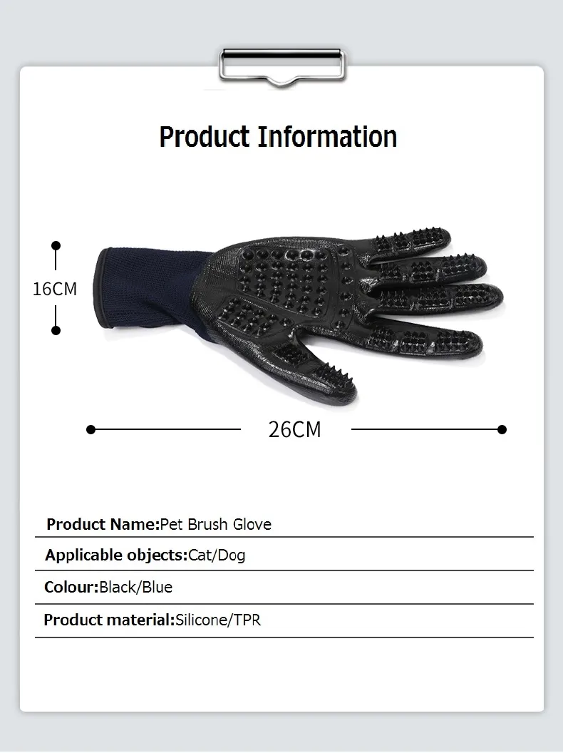 Pet Grooming Glove 5