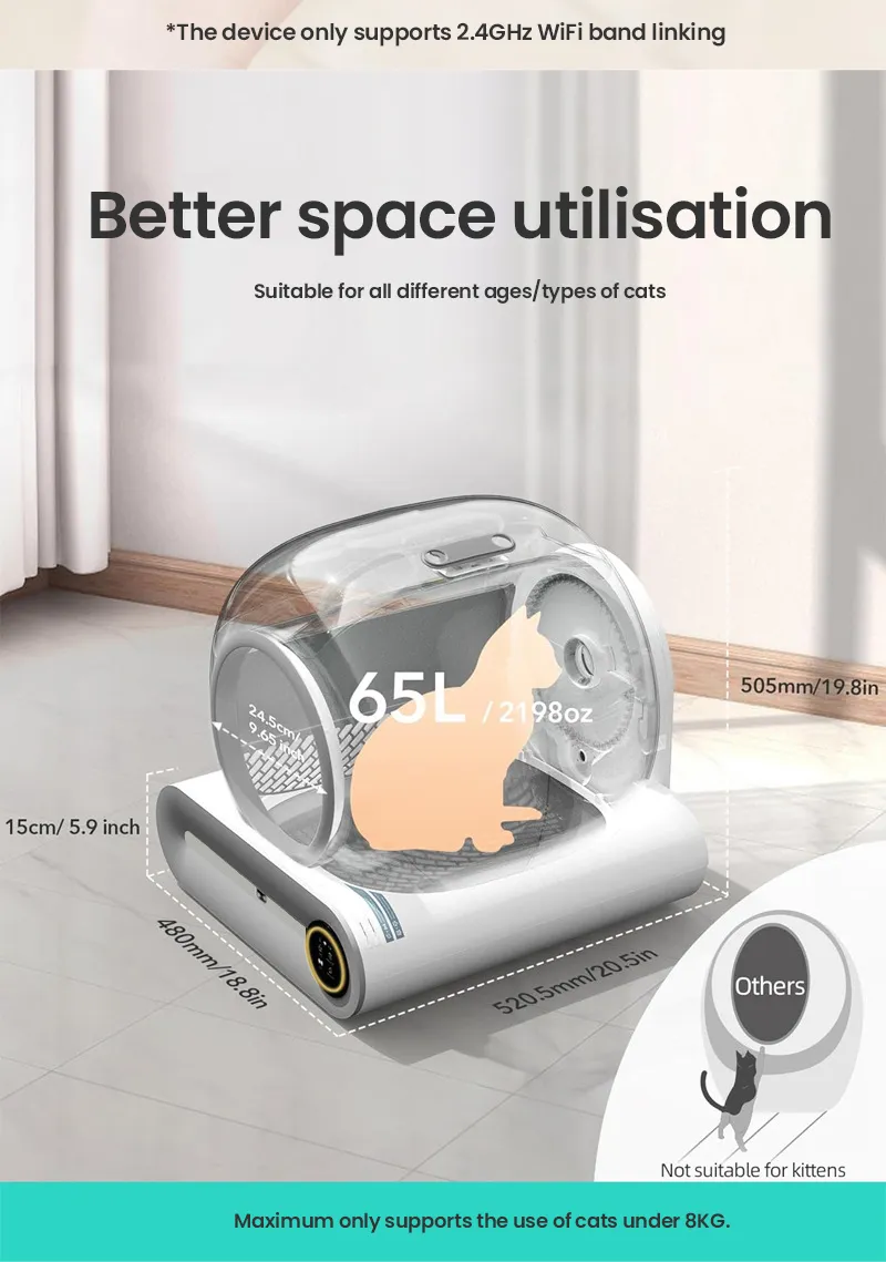 Automatic Cat Litter Box Detail 3