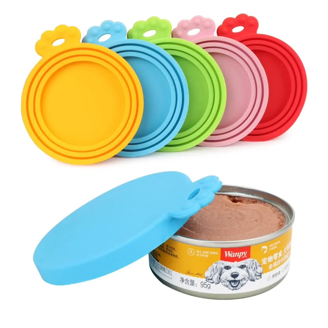 BPA Free Silicone Pet Food Can Cover Food Storage Keeping Fresh