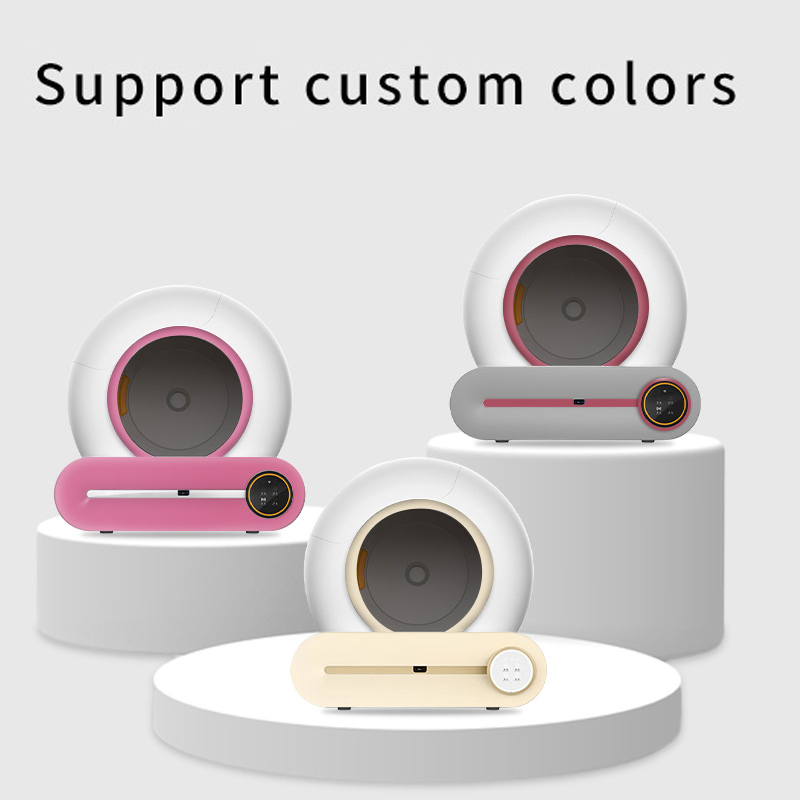 Automatic Intelligent Cat Litter Box Pet Cat Automatic Cat Litter Machine Deodorizing Fully Enclosed Electric Cat Toilet Wholesale Factory