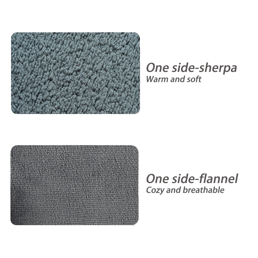 OEM Custom Manufacture Waterproof Warm Flannel Sherpa High Quality Foldable Outdoor Dog Cat Pet Product Blanket