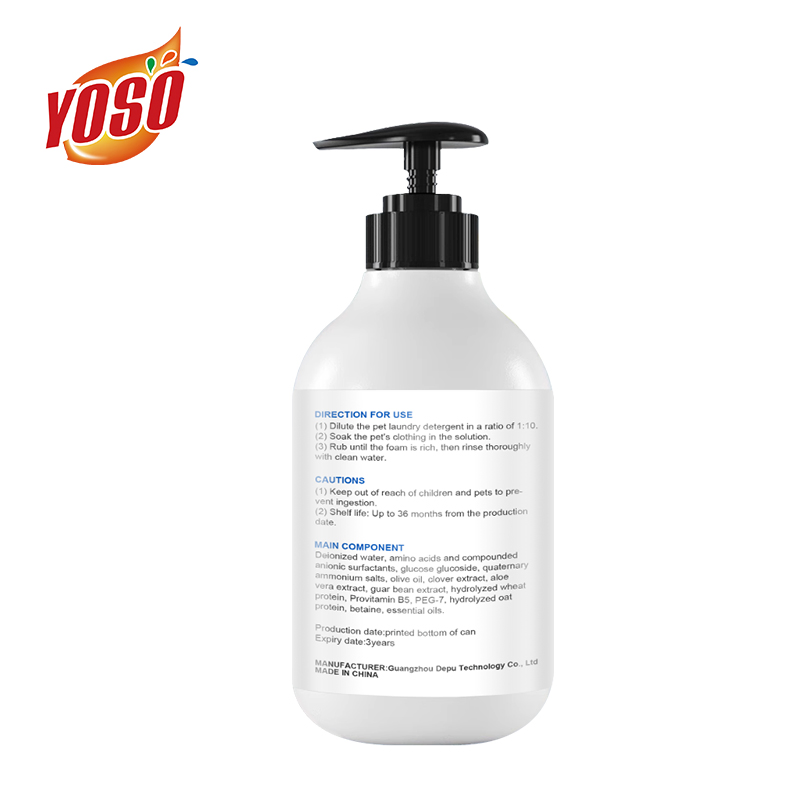 500ml Pet Odor Eliminator Detergent Pet Laundry Detergent