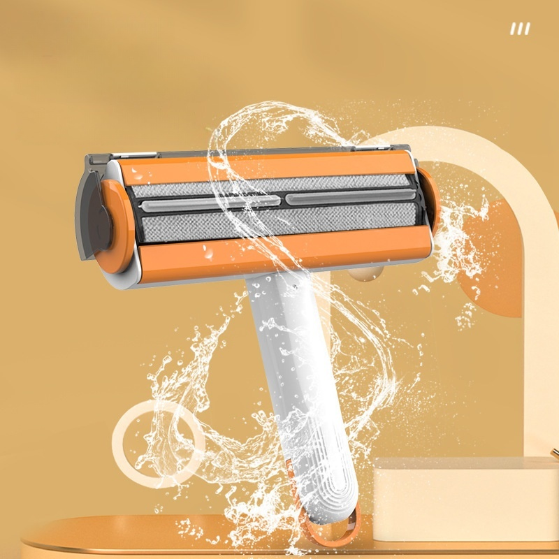 Multifunctional Lint Remover with Simple Push-Pull Pet Fur Design, Portable Pet Hair Remover