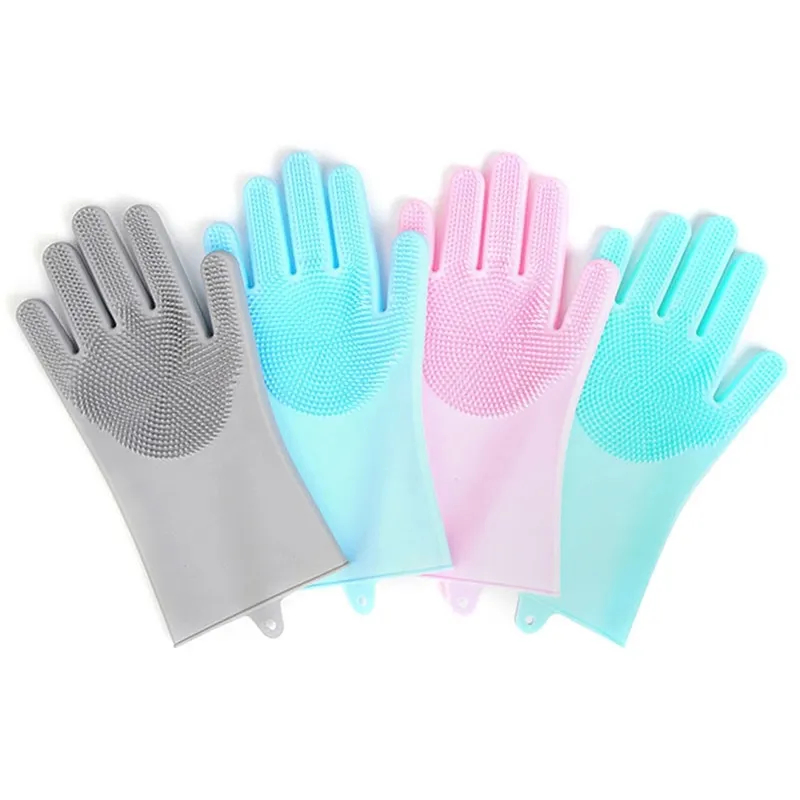 Pet Dog Cat Grooming Cleaning Magic Glove for Pet Dirt Hair Remover Silicone Pet Bath Grooming Glove
