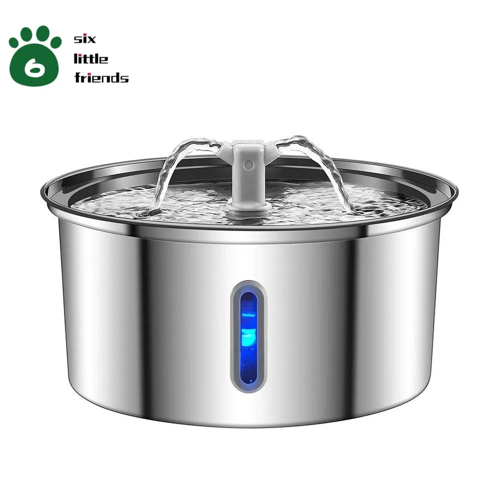 Cat Water Fountain Stainless Steel Automatic Pet Water Dispenser