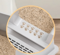 Non-Stick and Anti-Leakage Extra Large Spacious Stainless Steel Cat Litter Box Durable Ordor Control New Style Pet Toliet with Accessories Kitty Litter Box