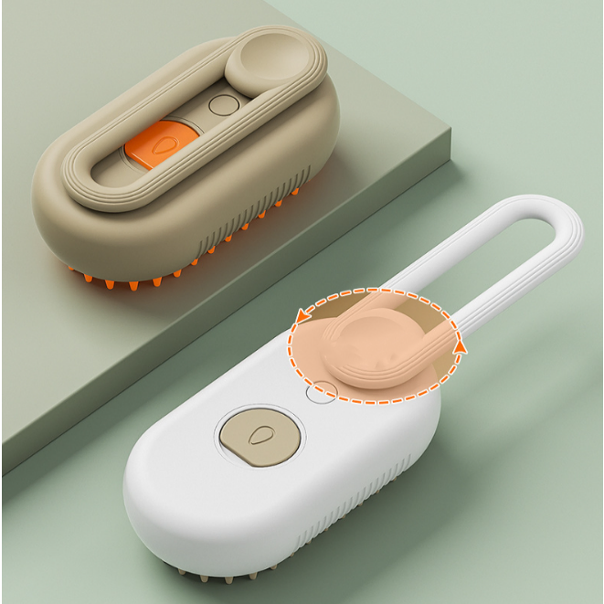 3 in 1 Steamy Pet Grooming Comb Pet Brush Hair Remover