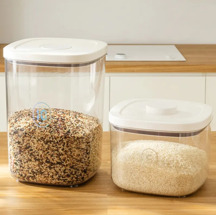 Pet Rice Container Storage Food Cereal Container Bins