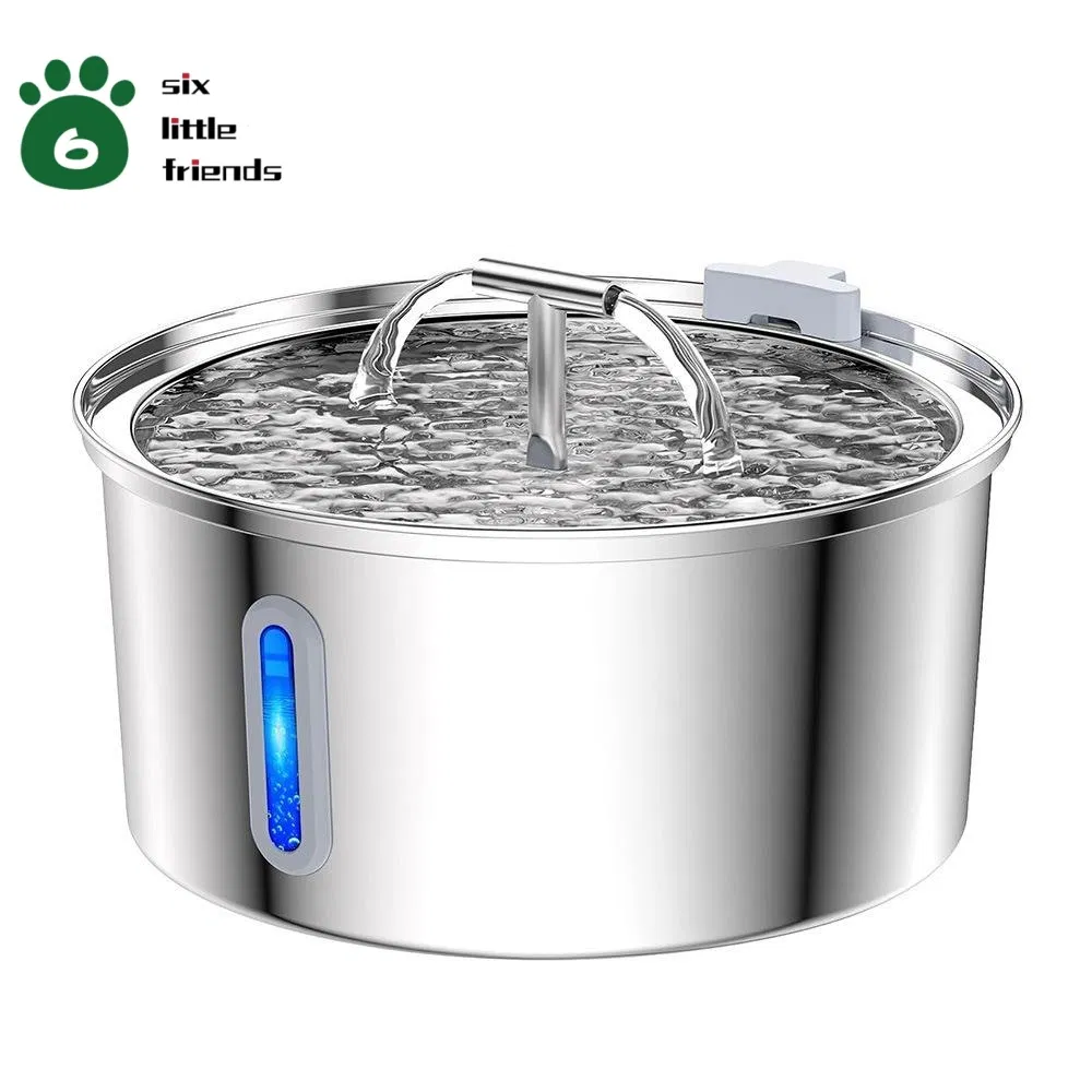 Cat Water Fountain Stainless Steel Automatic Pet Water Dispenser