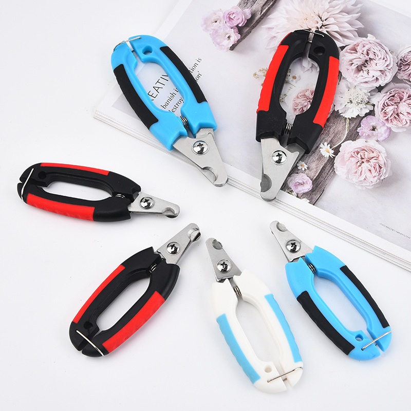 Stainless Steel Pet Nail Cutter Dog Cat Nail Clipper with File Pet Toys