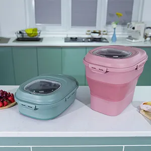 Collapsible Cat Food Storage