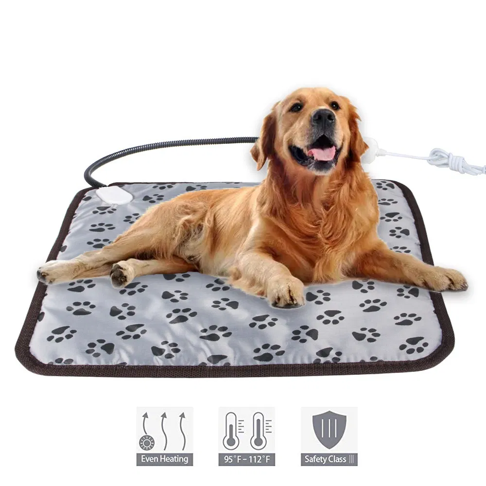 45cm*45cm Pet Waterproof Electric Heating Pad 3-Mode Winter Dog Bed Heater Cat Warm Blanket EU/Us Plug