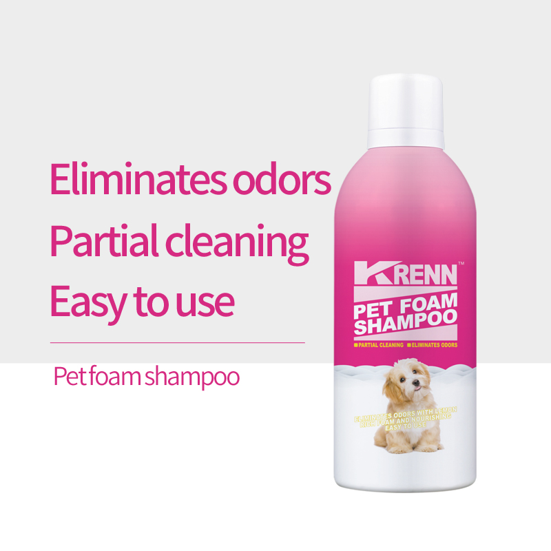 Pet Cleaning Products Odor Eliminating Pet Foam Shampoo Deodorizing Shampoo for Dogs