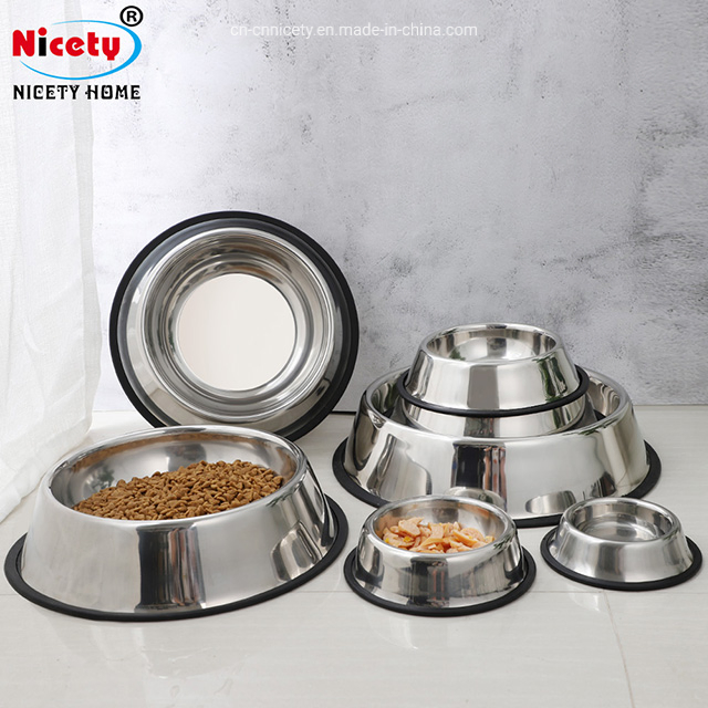 Wholesale High Quality Stainless Steel Dog Feeder Bowl Plate Other Pet Supplies