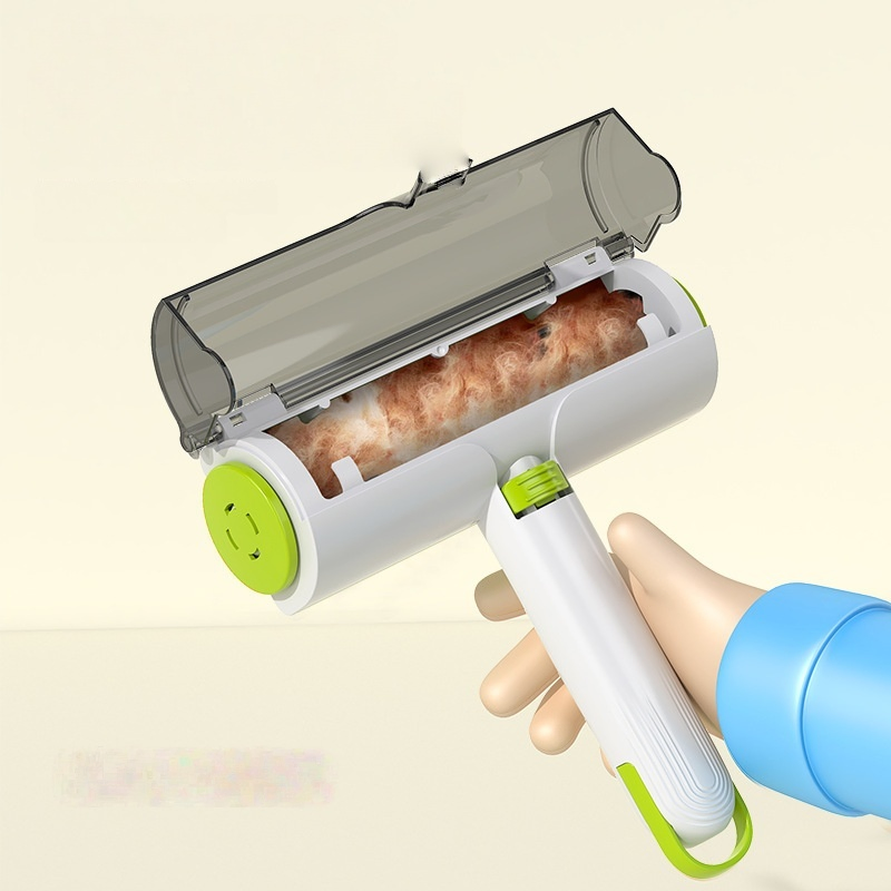 Multifunctional Lint Remover with Simple Push-Pull Pet Fur Design, Portable Pet Hair Remover