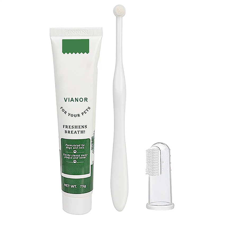 Low Price Organic Dog Toothpaste Toothpaste with Toothbrush Private Label for Pet Cleaning