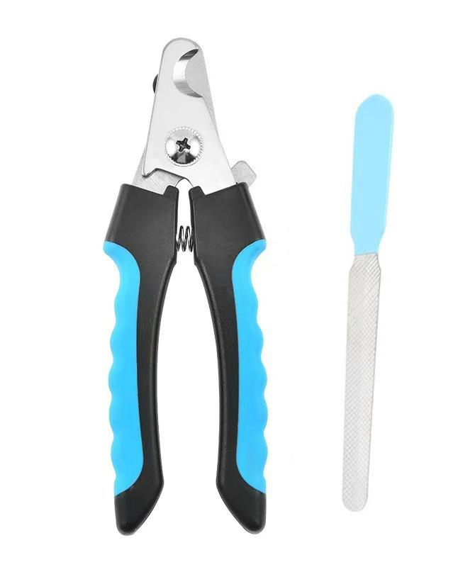 Durable Safe Sharp Pet Nail Clipper and Nail File Set with Protection