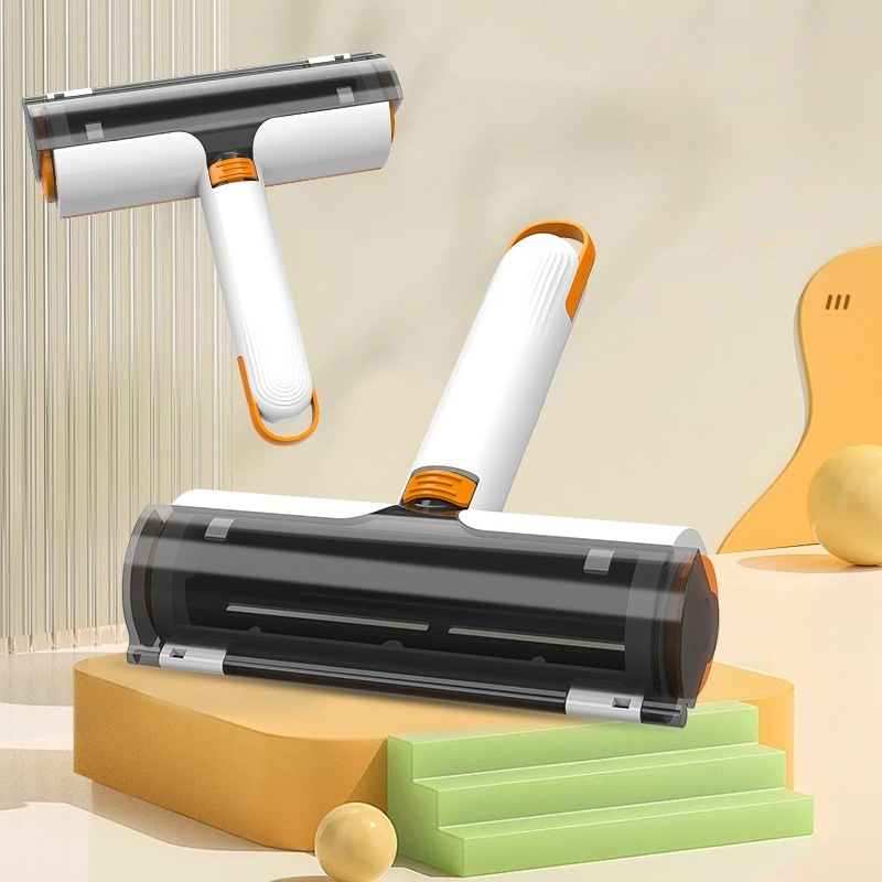 Multifunctional Lint Remover with Simple Push-Pull Pet Fur Design, Portable Pet Hair Remover