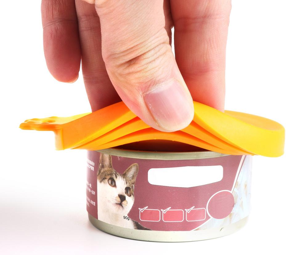 BPA Free Silicone Pet Food Can Cover Food Storage Keeping Fresh