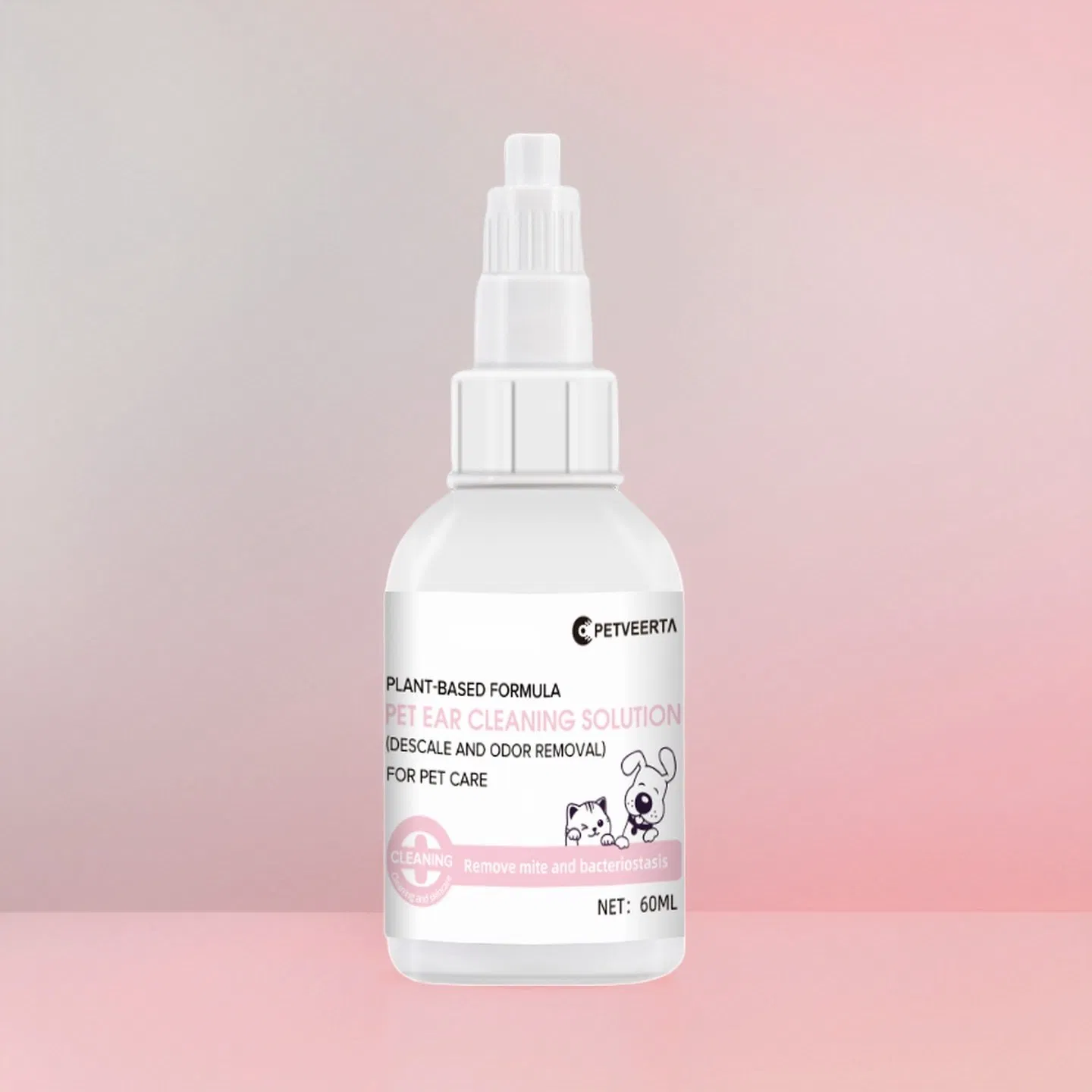 Natural Pet Ear Cleaner for Itch Relief and Odor Control