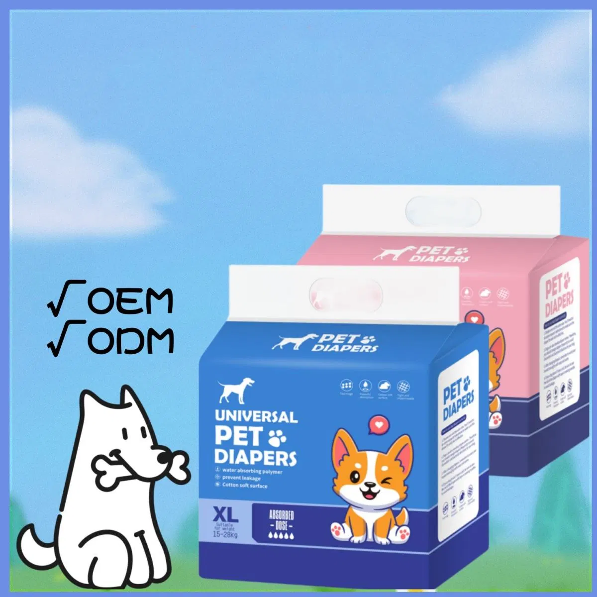 Ultra-Soft Disposable Absorbent Pet Training Pad for Leak-Proof Protection