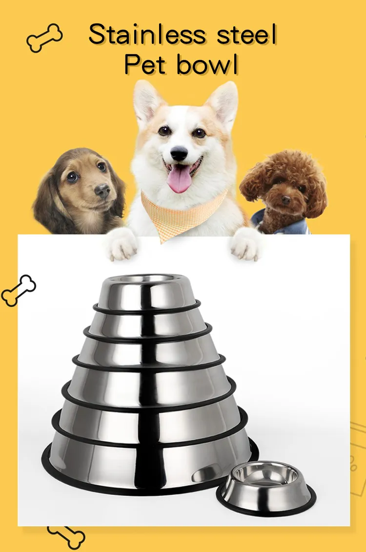 Stainless Steel Dog Feeder Bowl 1