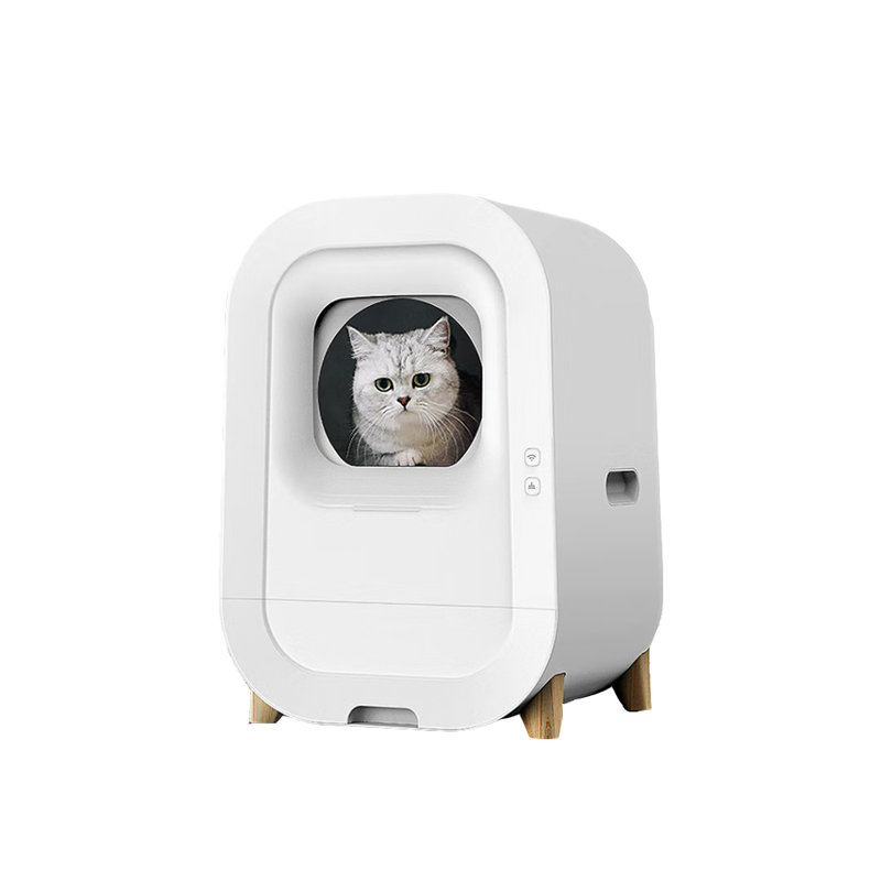 APP WiFi Control Intelligent Self-Cleaning for Big Pet Cats Toilet Fully Enclosed Smart Cat Litter Box Automatic