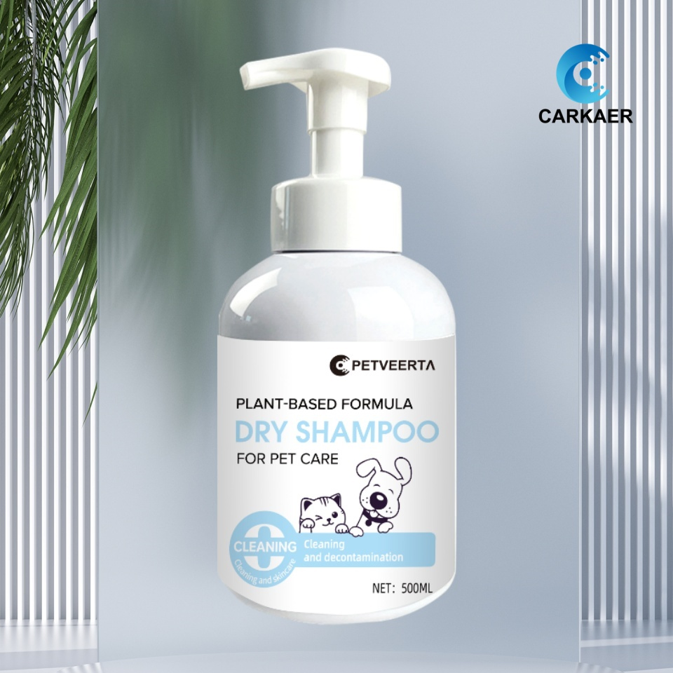OEM Manufacturers 100% Natural Formula Pet Dry Shampoo Foam for Dogs and Cats with No-Rinse, Hypoallergenic Pet Care and Grooming Products Supplier
