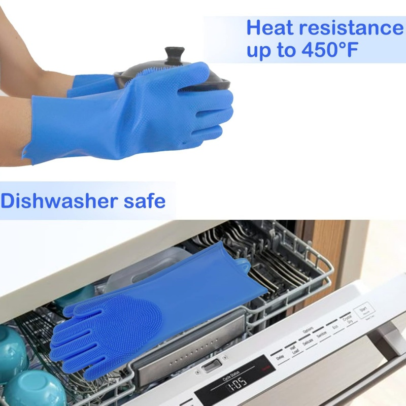 Premium Silicone Pet Grooming Gloves for Cats and Dogs