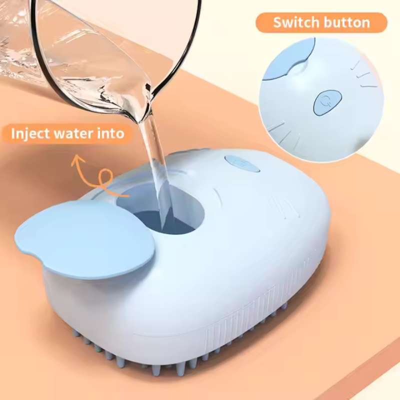 3 in 1 Multifunctional Grooming Pet Steamer Massage Comb Cat Steam Brush