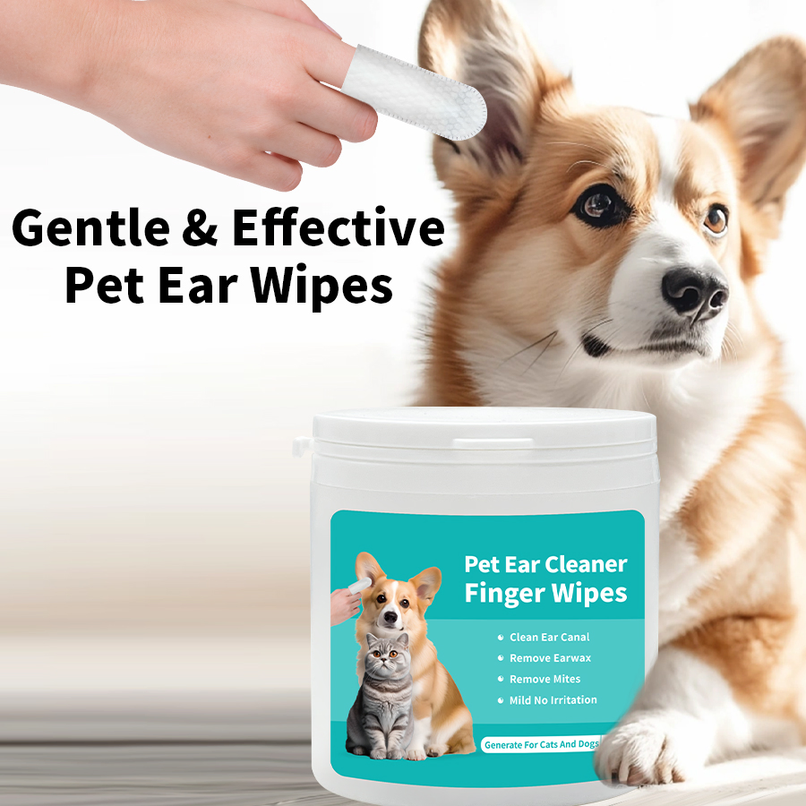 50-Count Pet Ear Cleaning Wipes Cleaner