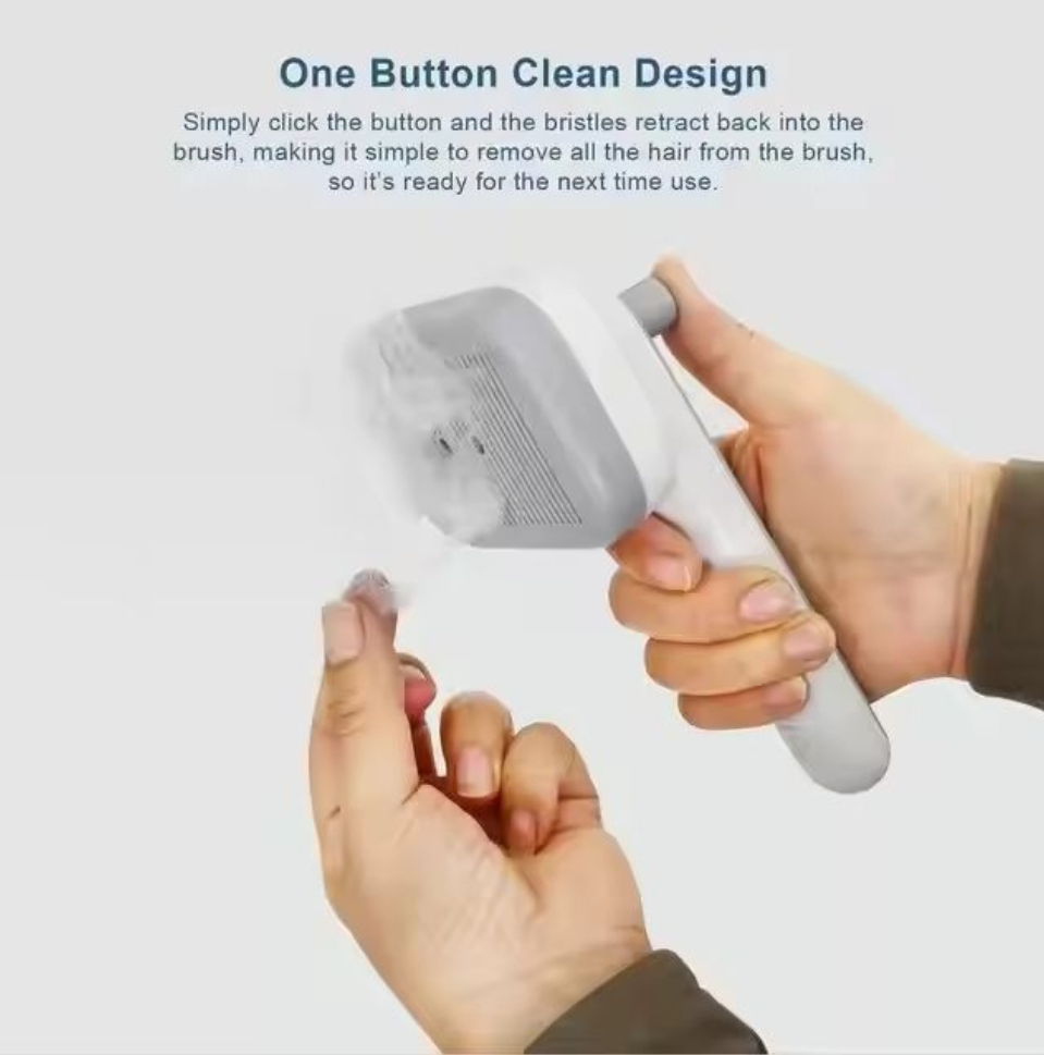 Premium Negative Ion Slicker Brush for Pet Grooming and Shedding